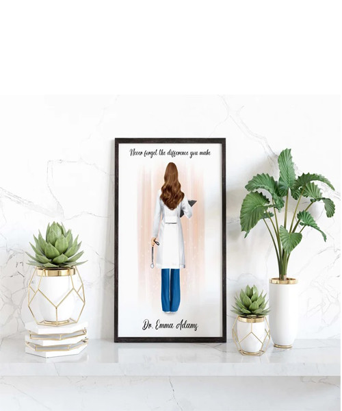Personalized Doctor Appreciation Gift For Women.